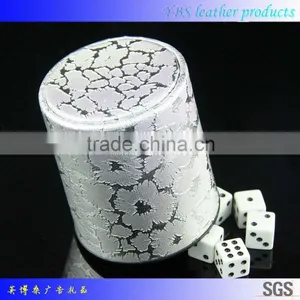 Wholesale pu Leather Dice Cup for Entertainment With Dices thumbnail-2
