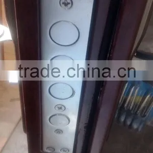 Laminate Steel Security Door Fill With Honeycomb Paper Exterior Fancy Steel Door thumbnail-3