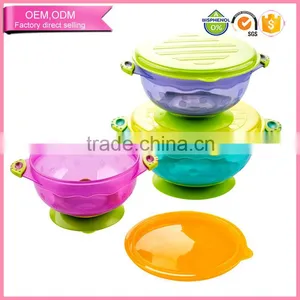 FDA Certificate PP Material Bowl Children's Plate Anti-slide Suction Feeding Bowl thumbnail-1