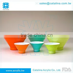 Taiwan Manufacturer Acrylic Plastic Salad Bowl thumbnail-4