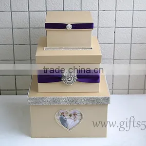 Rustic Wedding Card Box With Photo Frame for Best Widding Gifts thumbnail-3