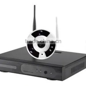 Wifi Fisheye 4ch ip Cameras 5.8g Wifi H.264 Nvr Wireless Kit thumbnail-2