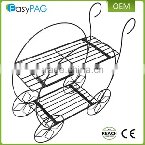 Outdoor Garden Metal Decorative Flower Pot Stand,Metal Flower Pot Holder thumbnail-5