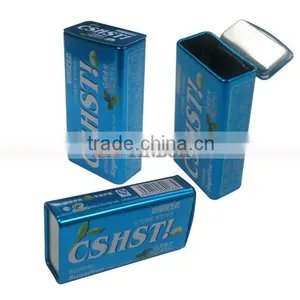 Flip Lid Gum Tin Box With Hinged thumbnail-1