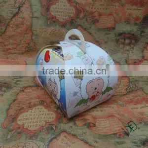 Custom Printed Simple Design Paper Single Cupcake Box Wholesale China thumbnail-1