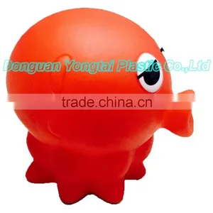 Plastic Octopus Bath Toy, Vinyl Animal Rubber Toy thumbnail-2