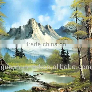 High Glossy Gray Base Polyester Oil Canvas thumbnail-1