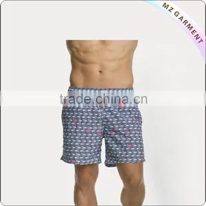 Men's Gray Beach Shorts thumbnail-1