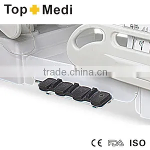High End Medical ABS Powder Coating Steel Frame Seven Function Electric Hospital Bed thumbnail-6