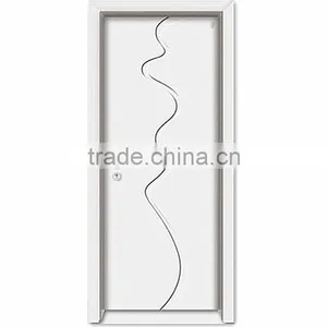 Interior Wooden Single Door Designs for Bedroom Pv-8200 thumbnail-1