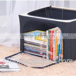 Fabric Storage Bags Wholesale Custom Collapsible Storage Box Zipper Storage Bag for Toys thumbnail-5