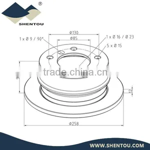 Mercedes Benz Brake Disc 901 423 06 12 thumbnail-1