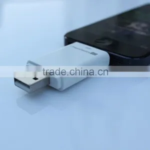 Wholesale Usb 2 in 1 Memory Stick Drive Phone OTG Usb Flash Drive u Disk for Iphone thumbnail-1
