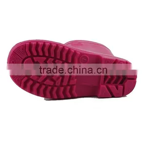 Girl Pure Color Light Pvc Rain Boots Cheap PVC Rain Boots thumbnail-4