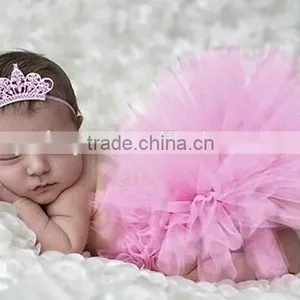 Baby Tutu Dress Matched Boutique Headband Baby Photography Props Designed for Newborn Baby thumbnail-2