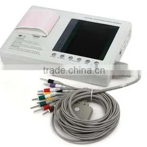 3 Channel 12 Lead Color Screen ECG EKG Machine Electrocardiograph by Wholesale Price thumbnail-5
