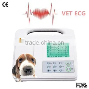 2015 NEW 1-channel Vet Electrocardiograph Veterinary ECG EKG Machine thumbnail-1