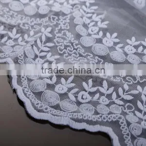 Lace Curtain Fabric of Non Woven Interlining thumbnail-6