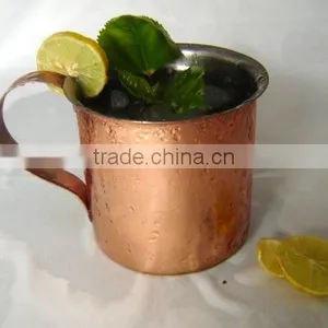 MANUFACTURER OF Smirnoff VODKA Solid COPPER MUGS thumbnail-1