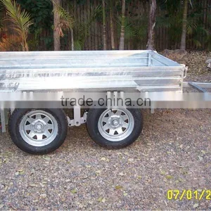 TANDEM 8x5 GALVANIZED BOX CAGE TRAILER thumbnail-3