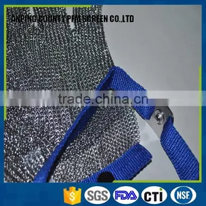 Stainless Steel Mesh Hand Safty Cut Resistant Chain Mail Gloves for Buthcer thumbnail-6