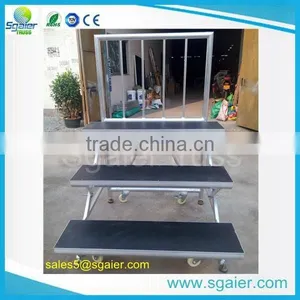 Folding Aluminium Easy Move Choral Stage With Wheels thumbnail-3