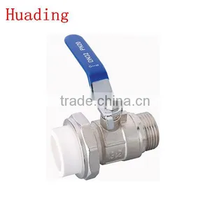 PVC Plastic Valve Male And Male Thread Ball Valve thumbnail-3