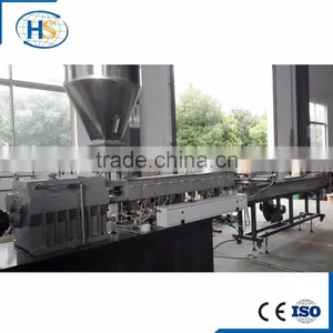 Twin Screw Polymer Melting Extrusion Machine/Lab PVC Pet PP PE PS PC Recycling Compounding Twin Screw Plastic Granulator thumbnail-1