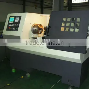 CK-500A Flat Bed Type CNC Lathe With Spindle Bore 80mm thumbnail-1