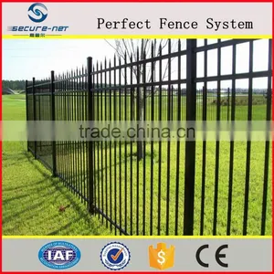 Express Black Residential Spear Top Tubular Fence thumbnail-2