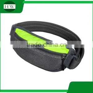 Custom Logo Printed Wholesale Nylon Ventilation Cell Mobile Phone Led Gym Sports Running Belt Waist Pack Bag thumbnail-1