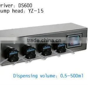 DS600/YZ25 Four Channels Dispensing System / Industrial Peristaltic Pump /Filling Pump System thumbnail-1