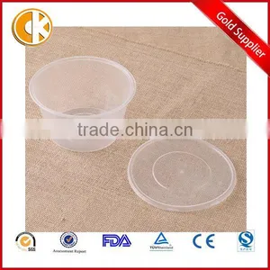 Round Plastic PP Food Containers With Clear Lid thumbnail-1