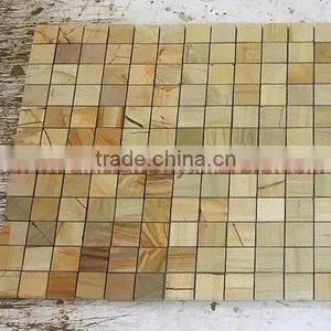 NEW TEAKWOOD ( BURMATEAK ) MOSAIC TILES thumbnail-1