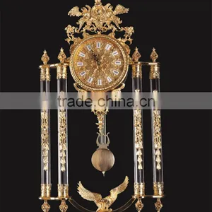 Amazing Flower Decorative Wall Clock, Copper Cast Wall Clock, French Elegant Design Wall Clock thumbnail-6