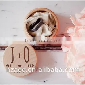 Wooden Wedding Ring Box thumbnail-2