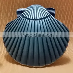 Decorative Metal Alloy Seashell Drawer Knobs thumbnail-1