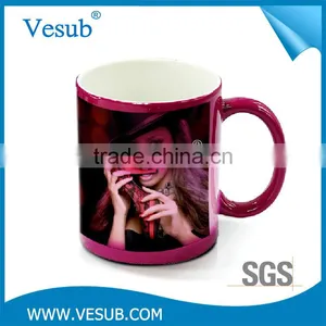 Factory Promotional Custom Novelty Products Cheap Wholesale Porcelain Color Changing Mug thumbnail-1