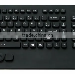 JH-IKB108 Industrial Keyboard With Built in Mouse Silicone Waterproof With USB and PS/2 thumbnail-1
