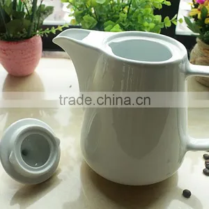 Factory Direct Wholesale Biscuit Case Porcelain Coffee Pot With Lid thumbnail-4