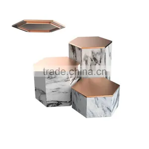 Carrara White Marble Candle Holder Candle Jar With Copper Lid thumbnail-4