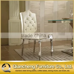 Modern Appearance Stitching PU Back Dining Chair thumbnail-2