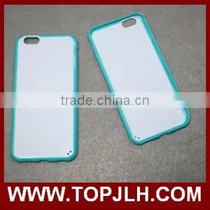 White PC Case With TPU Edge uv Printing Phone Case for Iphone 6 thumbnail-6