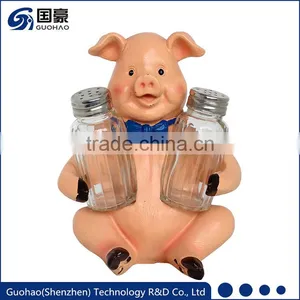 Bar Hotel Table Decor Resin Peppa Pig Sculpture thumbnail-1