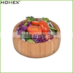 Hand Made Eco-friendly Bamboo Salad Bowl thumbnail-2