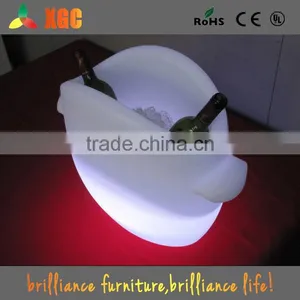 LI-Battery Remote WIFI Control LED Tonneau LED Ice Bucket, LED Big Size Cylinder Bucket thumbnail-1