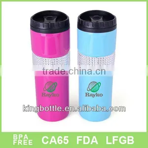 16OZ Coffee Tumbler.inner Plastic.outer Stainless Steel Bling Bling Mug thumbnail-1