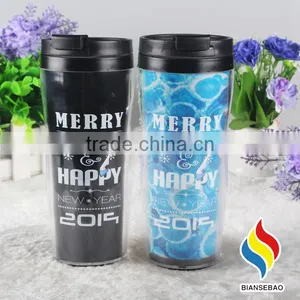 Clear Plastic Heat Change Travel Mug thumbnail-3