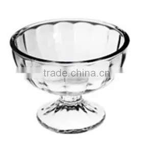 Transparent Round Glass Juice Cups and Ice Cream Cup thumbnail-1