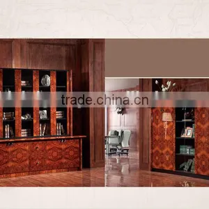 Antique Bookcase,Wooden Book Cabinet,Traditional Office Furniture(BF08-0222) thumbnail-1